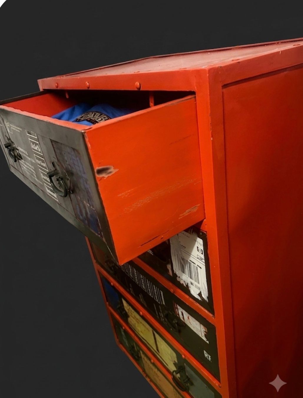 Commodes: Metallkommode rot – D'occasion à Uetendorf par val_qt8v 1