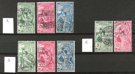 1900 : Nr. 77 - 79, Typ A,B,C : KP 240.--