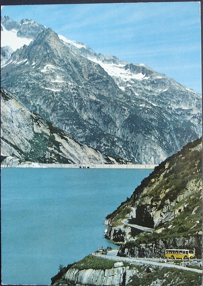 Cartoline postali: GRIMSELSTRASSE Postauto – Nuovo (secondo la descrizione) da Jona venduto da philajona