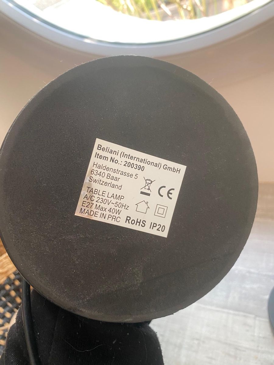 Beliani Lampade: 2 lampes Beliani – Usato da Carouge GE venduto da lia_t7zd 5