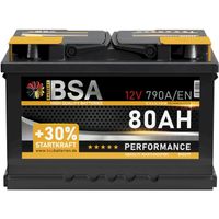 BSA Autobatterie 80Ah 12V +30%