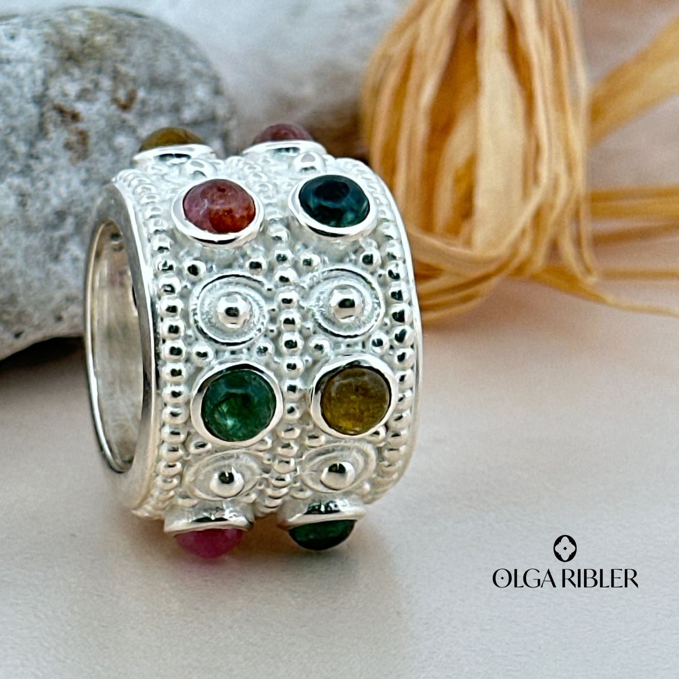 Olga Ribler Anelli: Statement Ring Multi Turmalin Ringgrösse 54 – Nuovo (secondo la descrizione) da Luzern venduto da Schmuckoutlet 6