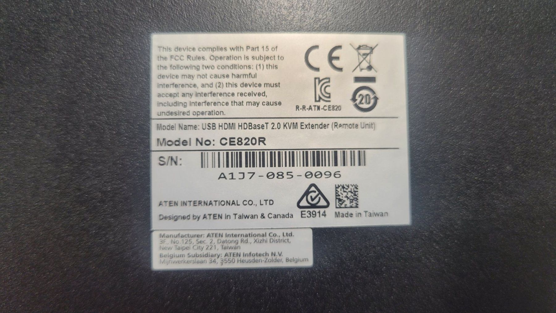 Componenti elettronici: Aten CE820L / CE820R KVM-Extender – Nuovo (secondo la descrizione) da Tägertschi venduto da 9__Saeru__9 5