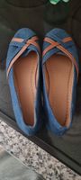Jeans Stoff Ballerinas, Gr. 38, Top Zustand für den Sommer!