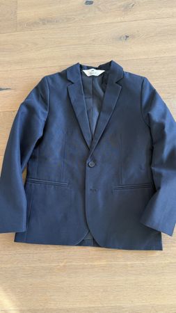 Blazer Jacket Sakko dunkelblau Grösse 128 neu
