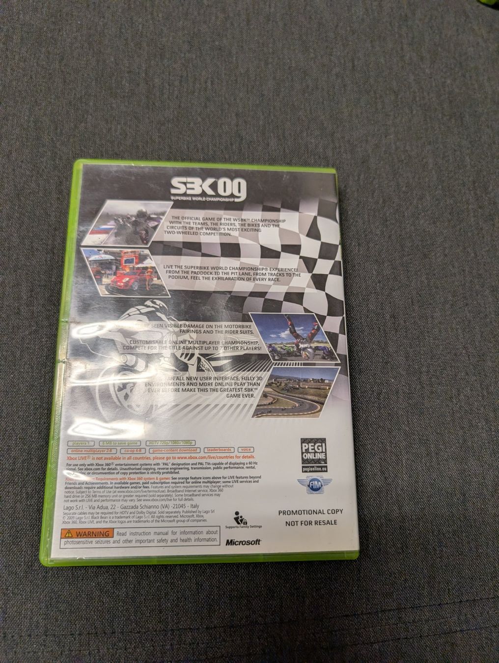 Giochi: SBK 09 promo Microsoft Xbox 360 – Usato da Giubiasco venduto da Ticinerd 1
