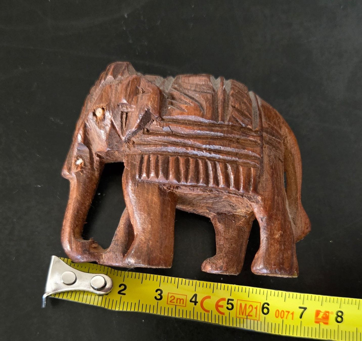 Figuren: Holz Giraffe und Elefant, Handarbeit, Deko – Gebraucht aus Rheinsulz von Dred 9