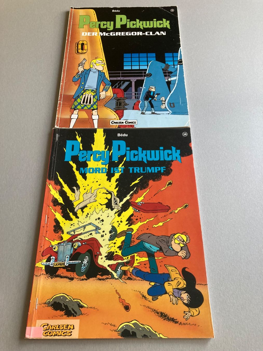 Comics: 9 Comics Percy Pickwick – Gebraucht aus Wald ZH von Liedermacher 4