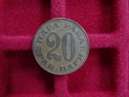 20 Para Jugoslawien 1977 - M424