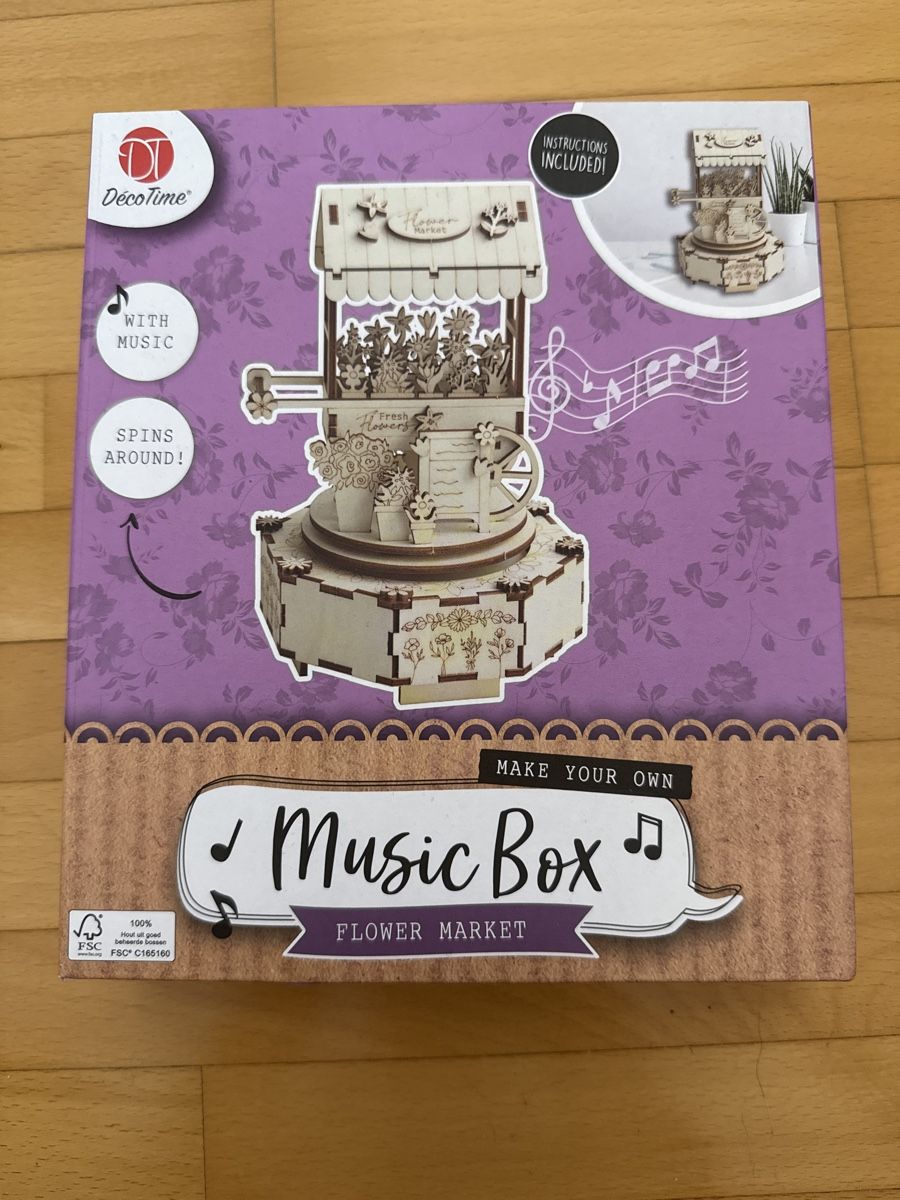 Kit bricolage: Musikbox Bastel-Steckset Holz – Nuovo e nell'imballaggio originale da Winkel venduto da _OachKatzerl_