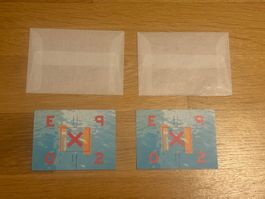 2 Postfrische Briefmarken EXPO.02 2002 - Expo 2002 Helvetia
