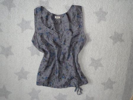 tolle NILE Bluse aus 100% SEIDE Gr M