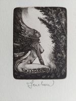 Exlibris Vasyl Fenchak - Original Radierung Erotik signiert