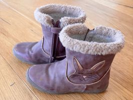 Friboo Winterstiefel Gr. 30, Lila mit Hasenmotiv 🐰