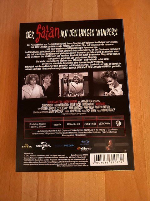 Tutti i DVDs: Der Satan mit den langen Wimpern – Usato da Bubikon venduto da cinerama01 1