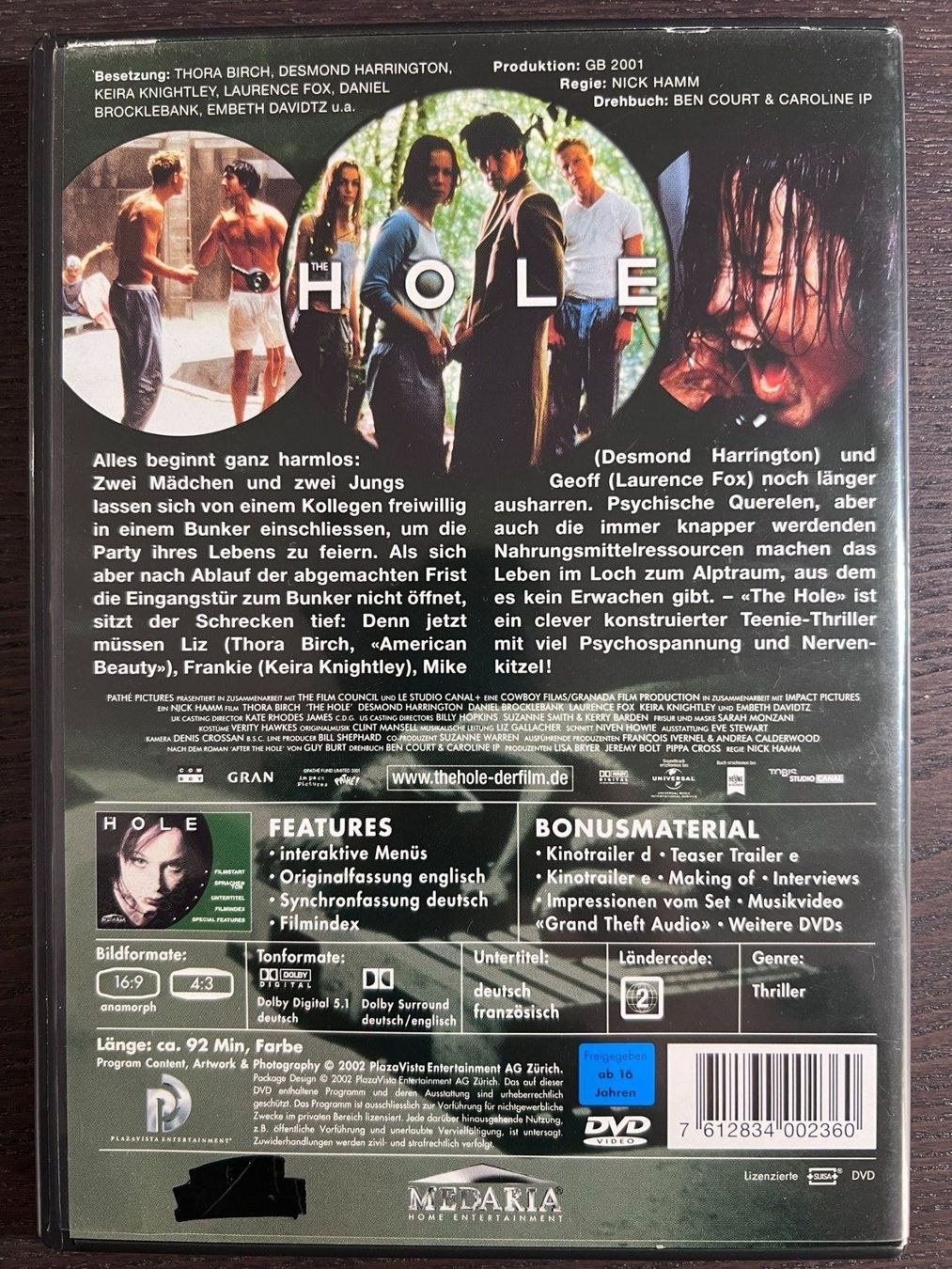 Tutti i DVDs: The Hole – Usato da Zürich venduto da FilmFreunde 1