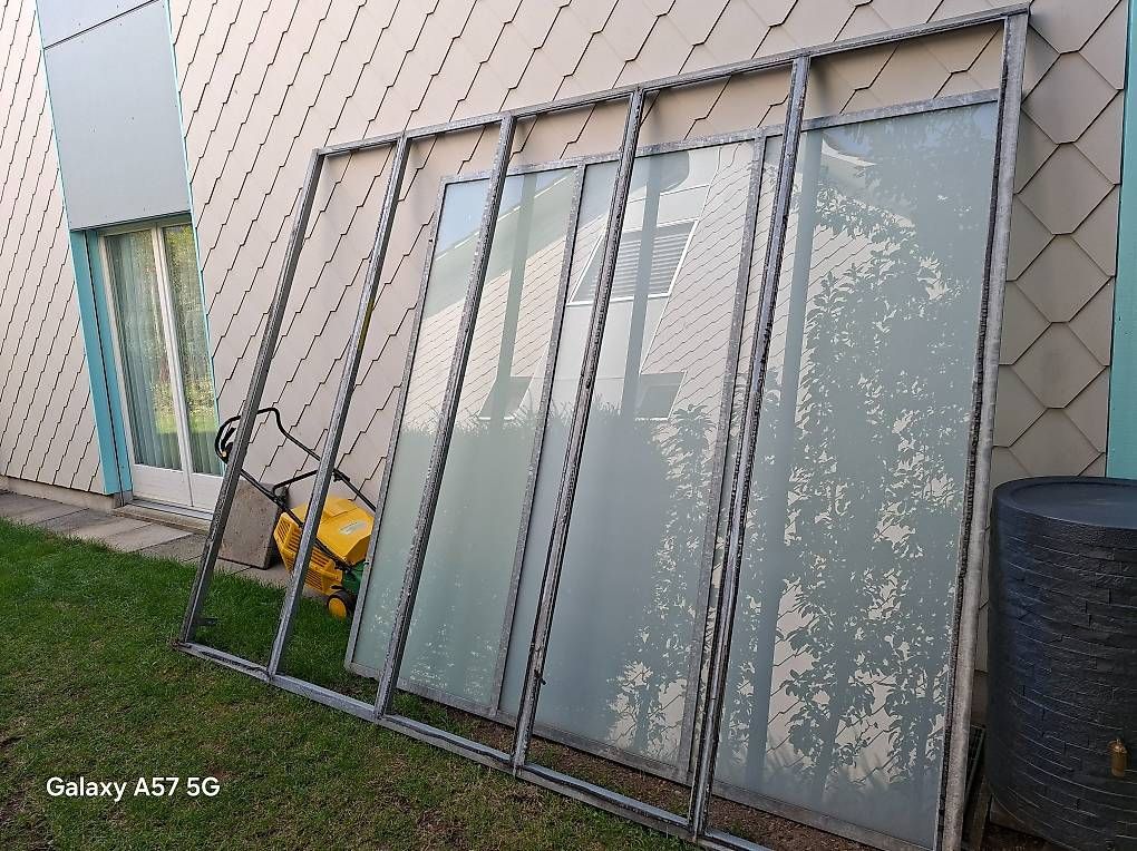Cabanes de jardin & serres: Gartenüberdachung Metall – D'occasion à Rafz par IkuB