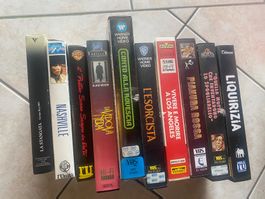 10 cassette vhs in italiano