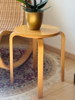 Vintage Holzhocker - E60 Replika - "Alvar Aalto"