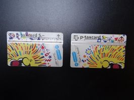 2 x  p-Taxcard 5.- Züri Leu Züri Fäscht
