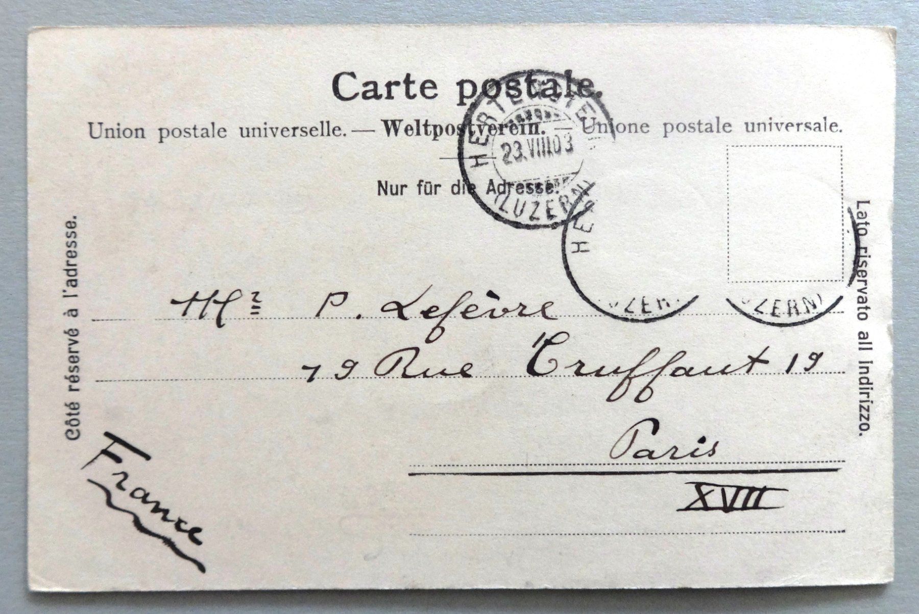 Cartoline postali: Vierwaldstättersee – Difettoso da Fétigny venduto da Billy2miny 1