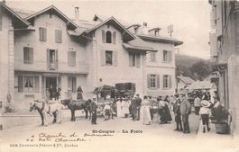 St-Cergue (VD) Poststation Kutschen