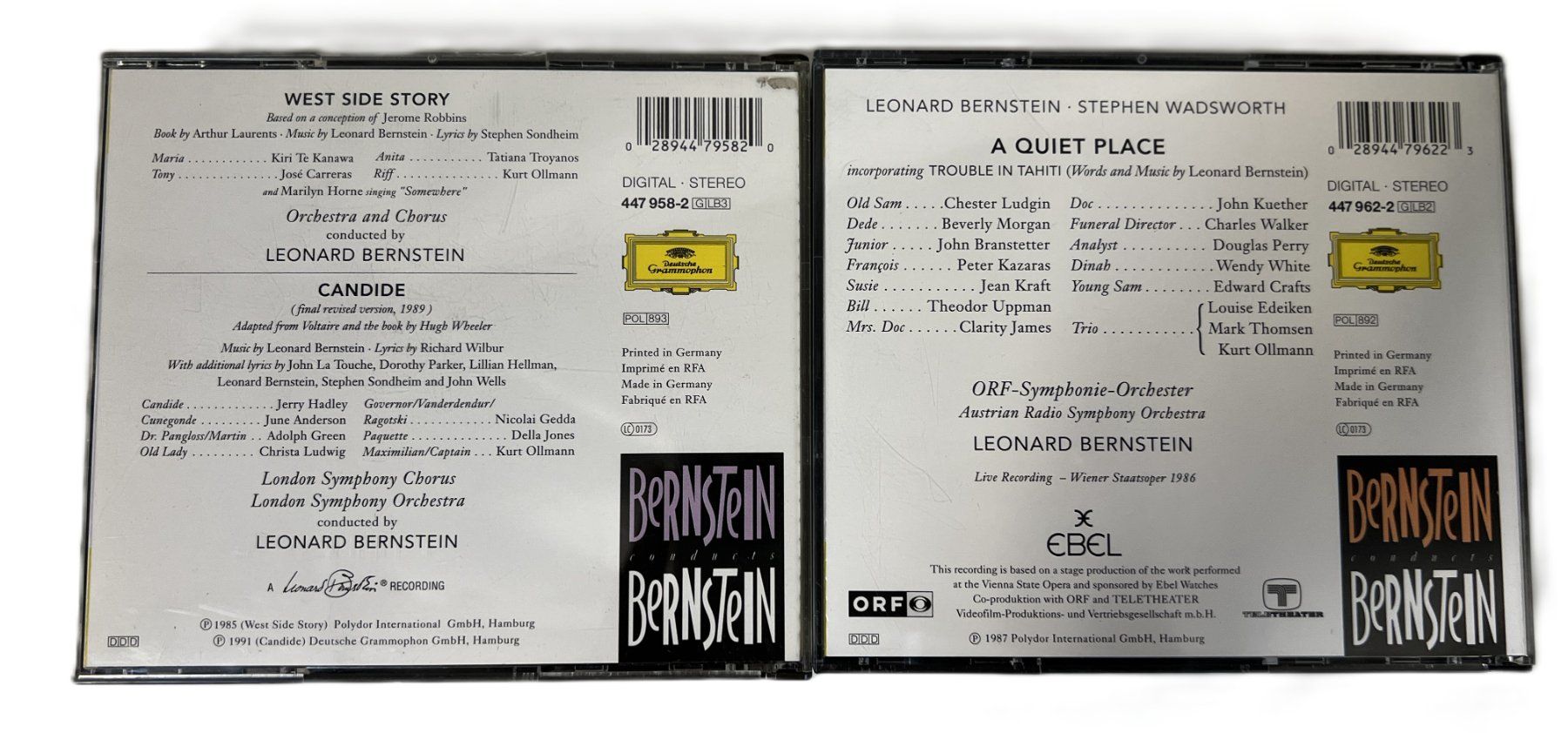 CD: Leonard Bernstein CD Set – Usato da Zürich venduto da Drahtzug 7
