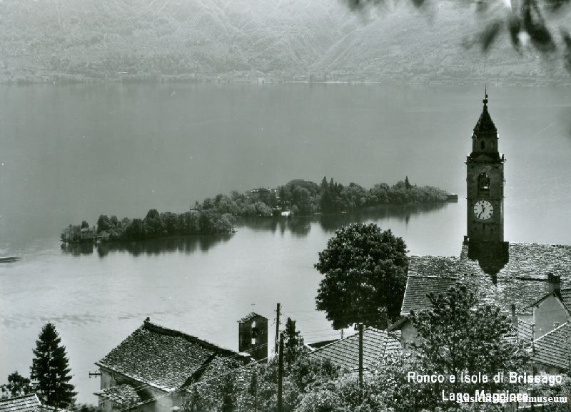 Cartoline postali: Ronco e Isole di Brissago + 1956 – Usato da Emmenbrücke venduto da teestube