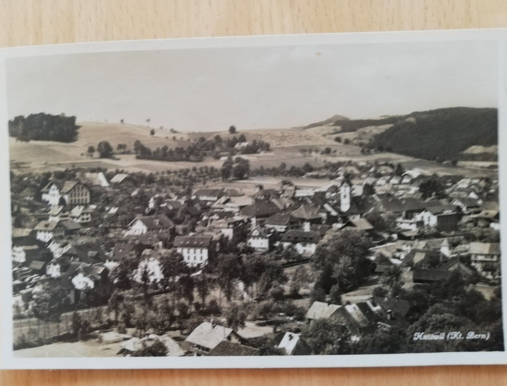 Ansichtskarten: Huttwil 1933 – Gebraucht aus Hildisrieden von Malve