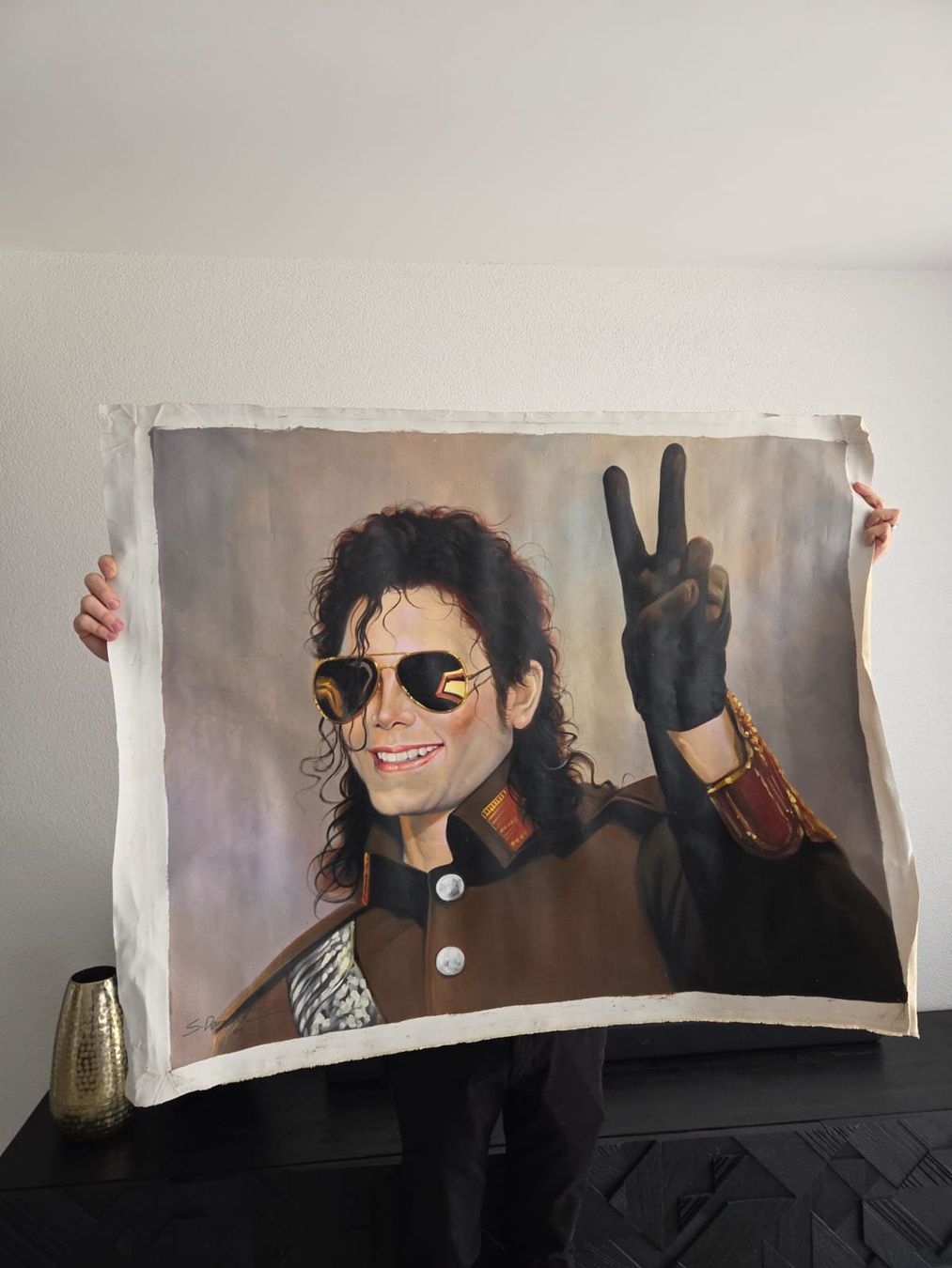 Dipinti: Gemälde Michael Jackson 100x80cm – Usato da Bülach venduto da Shyro2000 4