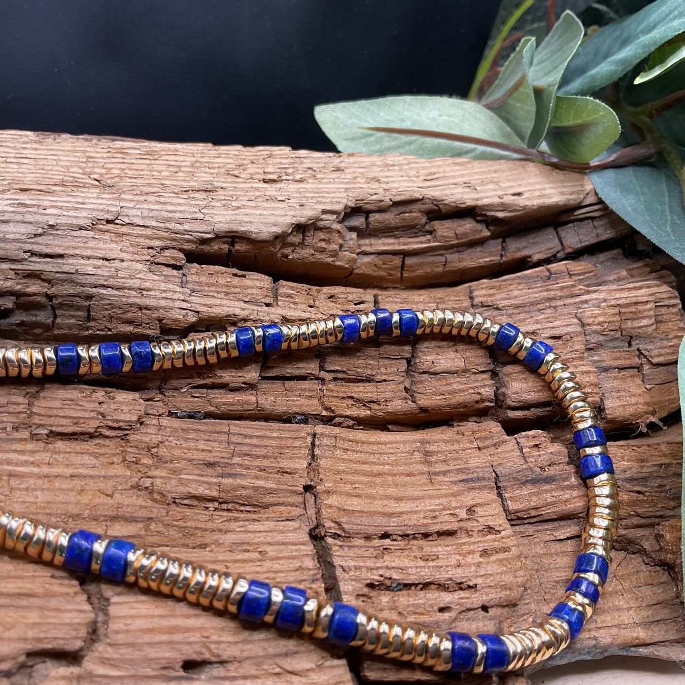 Catenine: Collier Lapislazuli und Hämatit – Nuovo (secondo la descrizione) da luzern venduto da Alpendorf1 1