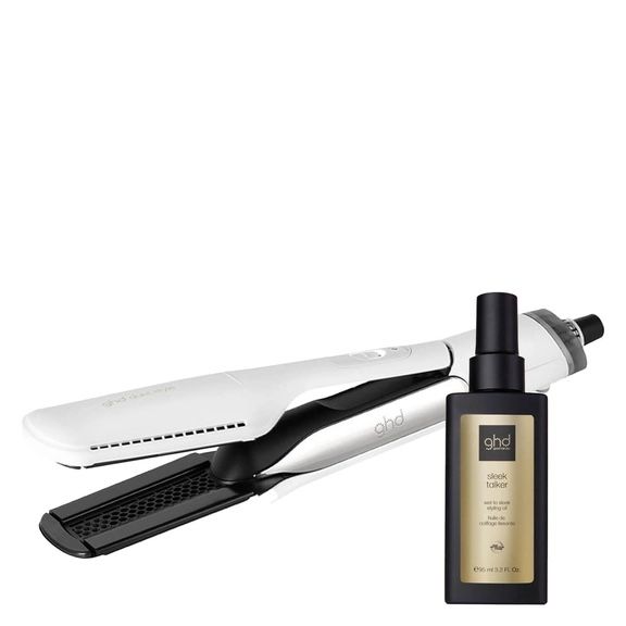 GHD Asciugacapelli: ghd Duet White + Sleek Talker – Usato da Adliswil venduto da Gamini91