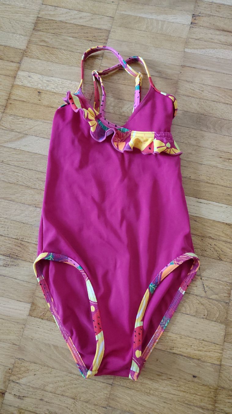 Costumi da bagno & Bikini: Badekleid Mädchen, rosarot, Grösse 92 – Usato da Zürich venduto da binabachei
