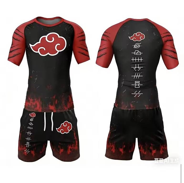 Completo Fitness Fightwear Naruto Akatsuki (Neu und originalverpackt ...