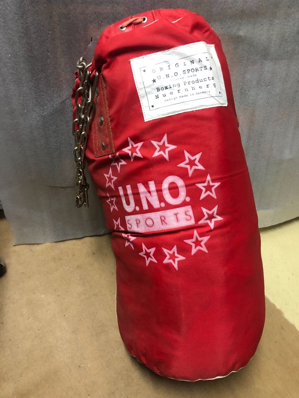 Sacchi da boxe: UNO Sports Boxsack, Rot, Vintage – Usato da Zürich venduto da Tivoli2 1
