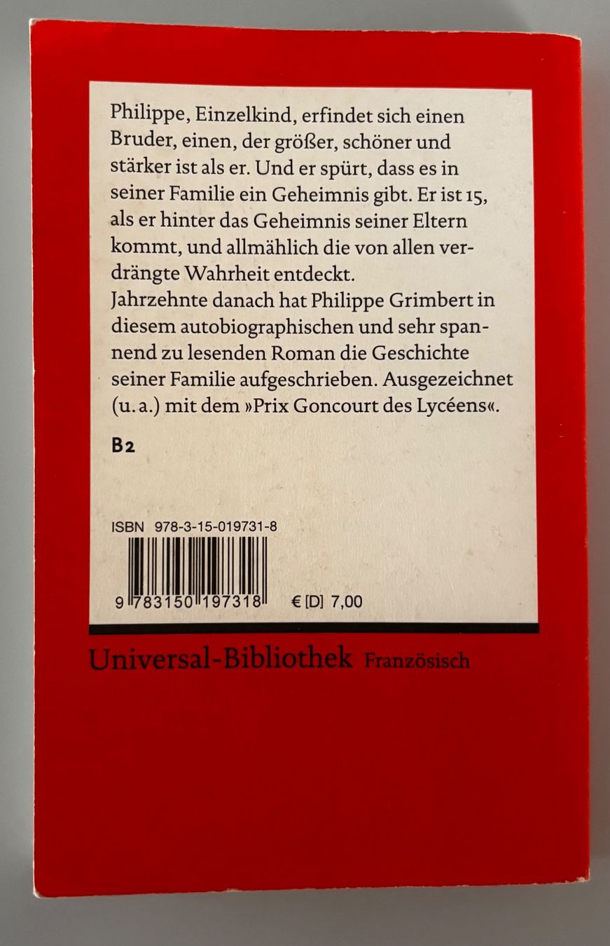 Libri: Un secret – Usato da Basel venduto da cla_z7cp 1