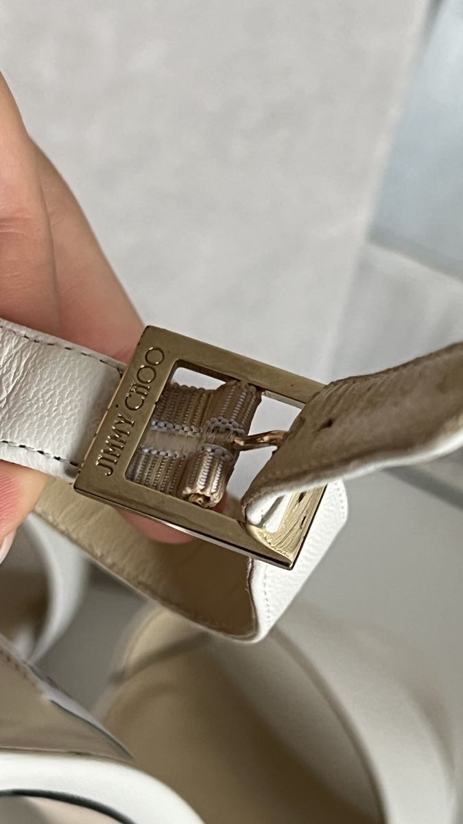 Jimmy Choo Damenschuhe: Jimmy Choo sandals, 37,5 – Neu (gemäss Beschreibung) aus Cadro von Victoria88 2