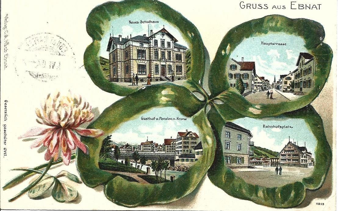Cartoline postali: AK Litho Ebnat SG – Usato da Appenzell venduto da mai25