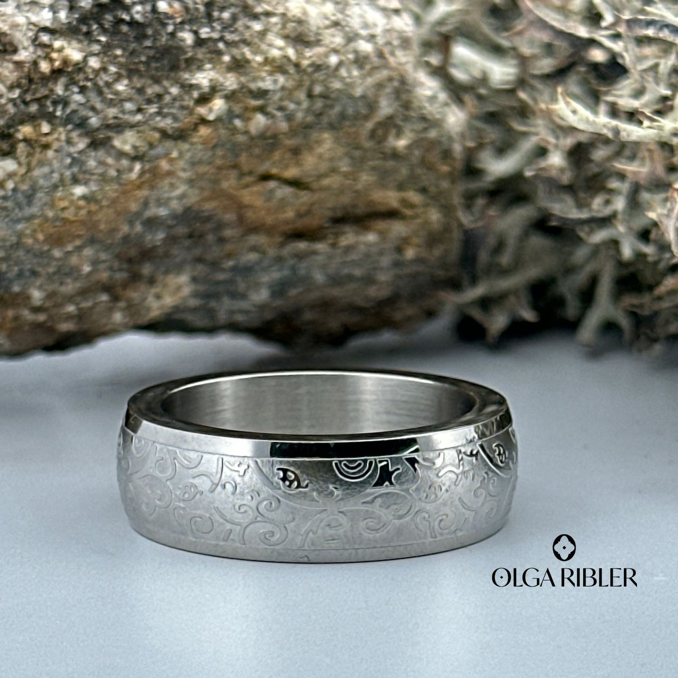 Olga Ribler Ringe: Edelstahl 8 mm  Ring  Grösse 65 – Neu (gemäss Beschreibung) aus Luzern von Schmuckoutlet 7