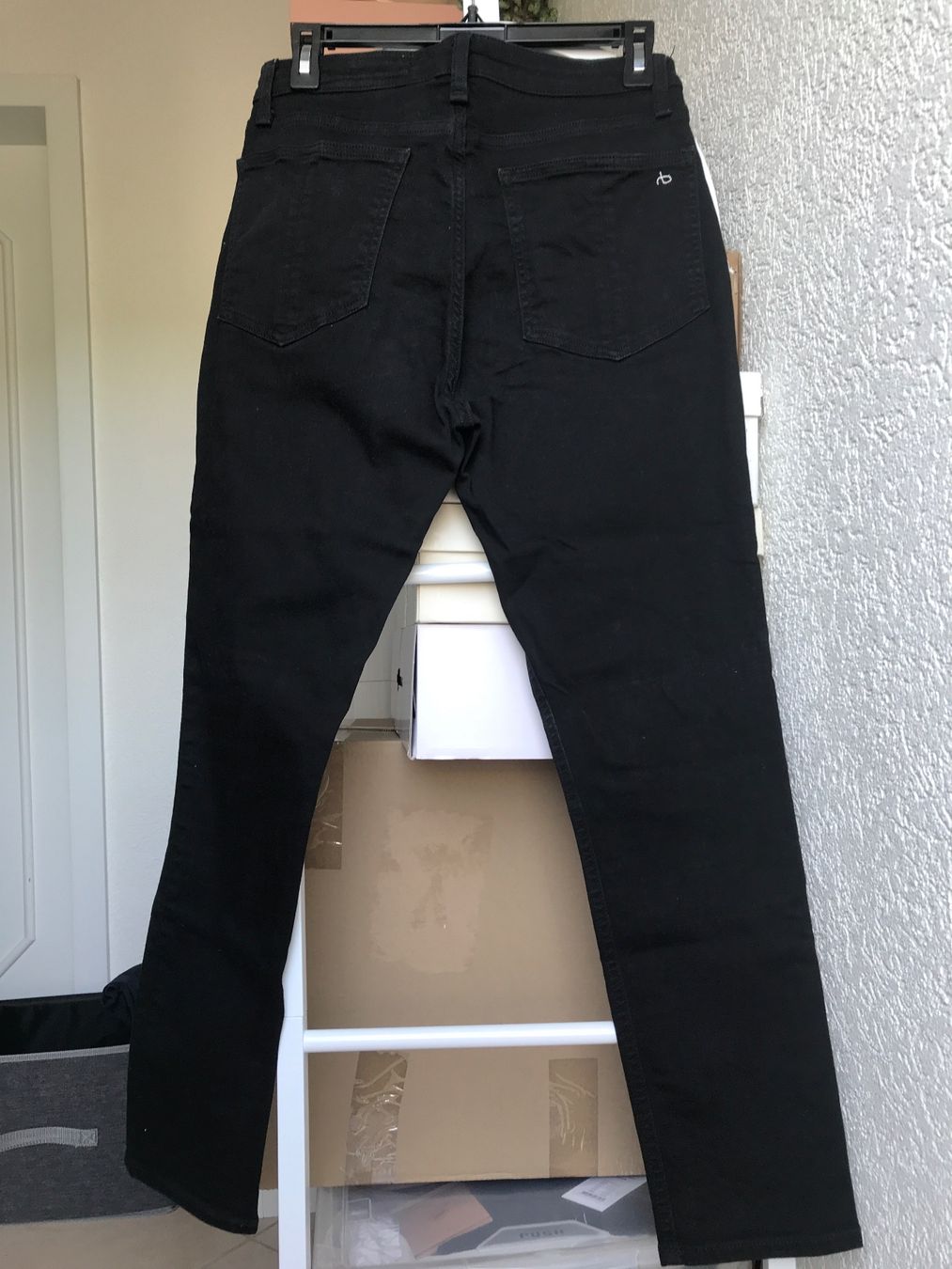 Jeans: RAG&BONE Skinny Jeans 28 in Schwarz – Gebraucht aus Glattfelden von Danshari 3