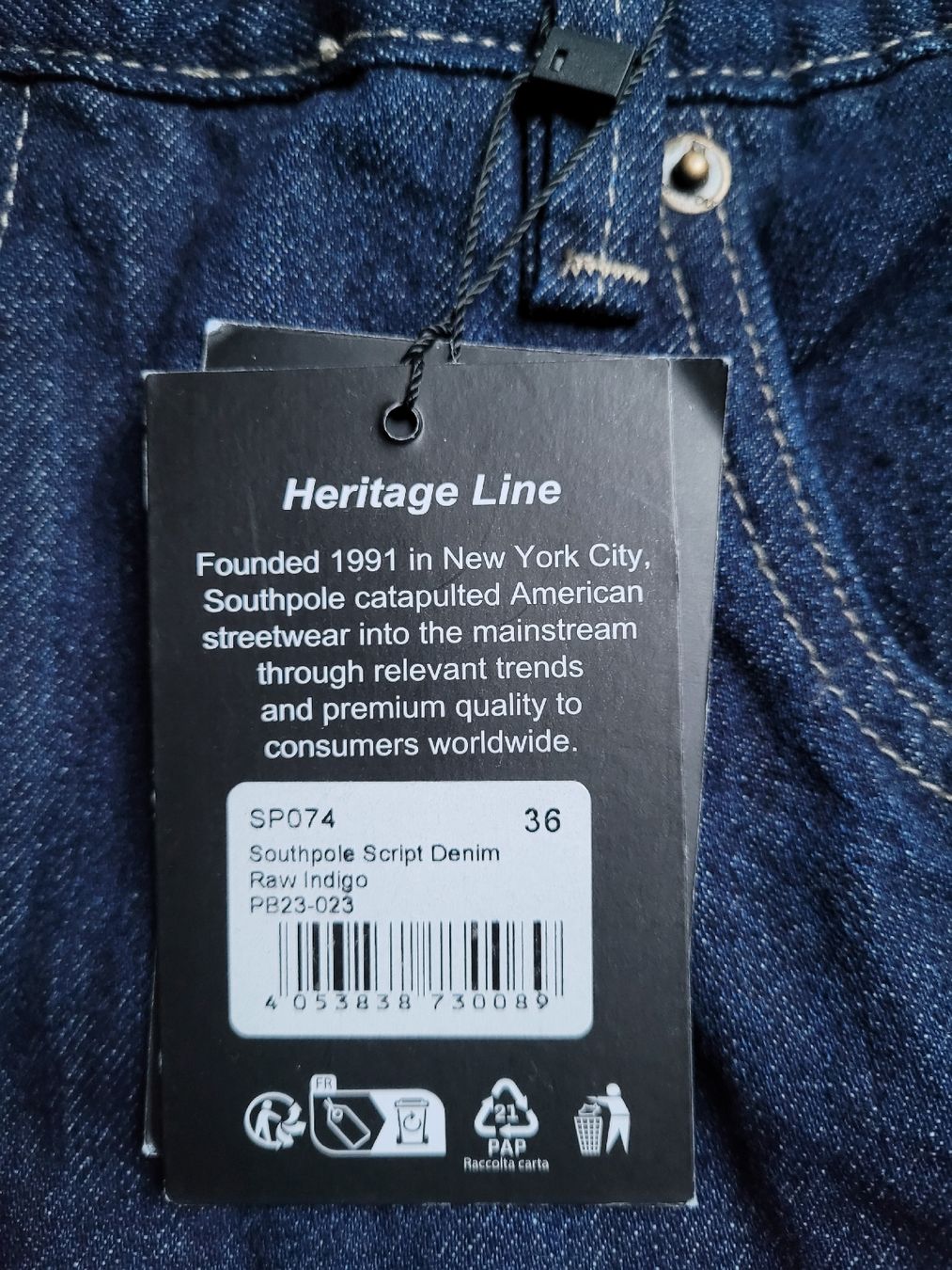 Southpole Jeans: Jeans Southpole – Nuovo e nell'imballaggio originale da Schwyz venduto da FS_12 2