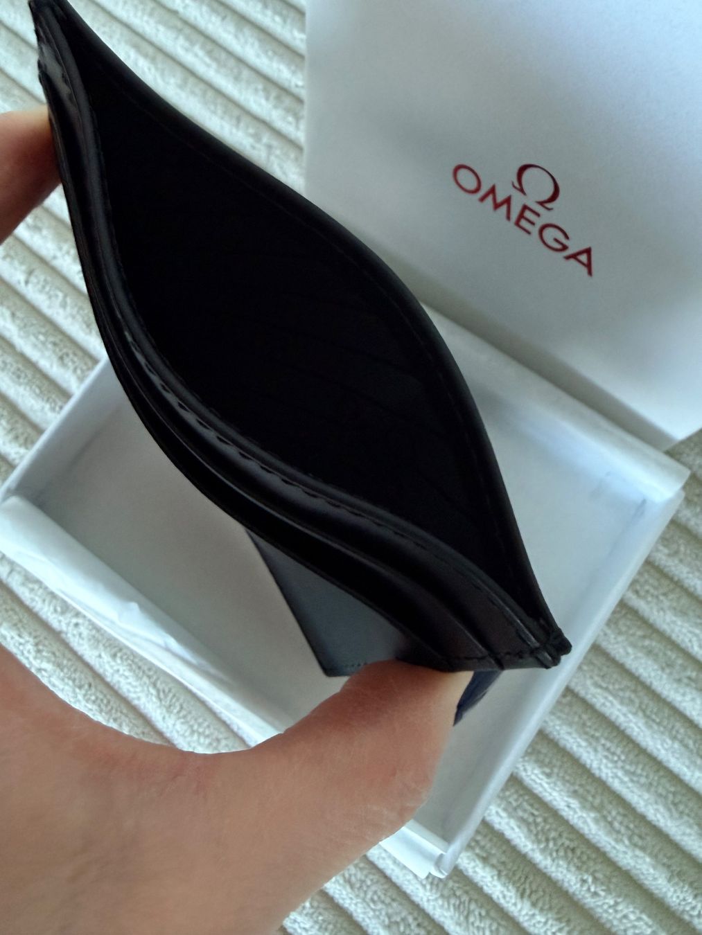 Portafogli: OMEGA Original Cardholder Kartenhalter Etui Leder – Nuovo e nell'imballaggio originale da Altendorf venduto da RedHairBeast 4