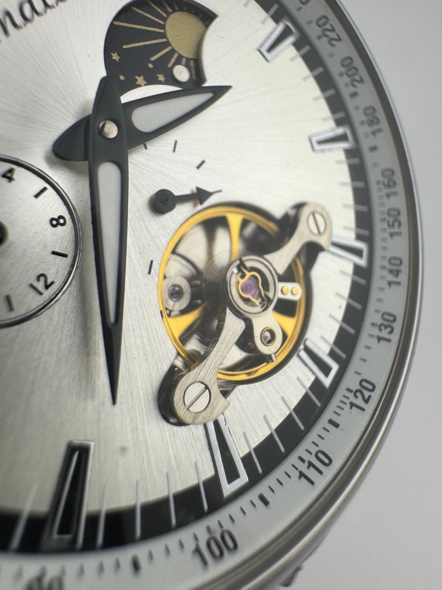 Orologi: Grosse herrenuhr automatic Mondphasen 43 mm full set – Nuovo (secondo la descrizione) da Biel/Bienne venduto da Olin.ka 3