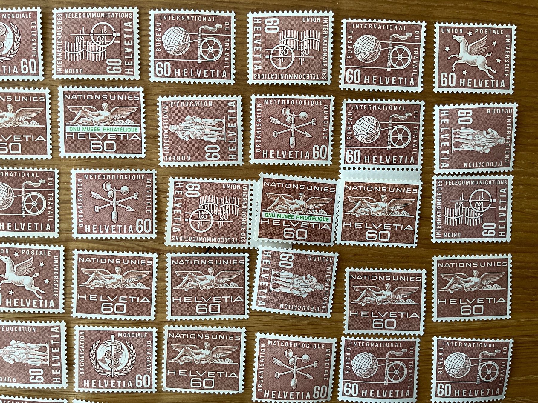 Tutti i francobolli: 60Fr Ämter Frankaturware ungestempelt postfrisch Sammlung – Nuovo (secondo la descrizione) da Wil SG venduto da Chefsugus 2