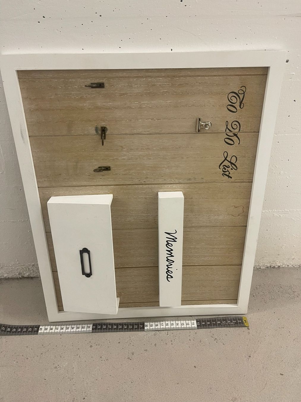 Guardaroba: Wandorganizer Holz, Memoboard, Schlüsselbrett – Usato da Rheineck venduto da FGeissler 1