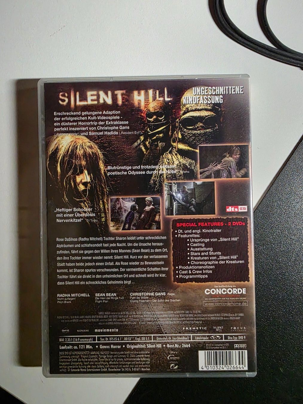 Alle DVDs: DVD - Silent Hill - Special Edition auf 2 DVD's – Gebraucht aus Walterswil BE von Lonitti 2