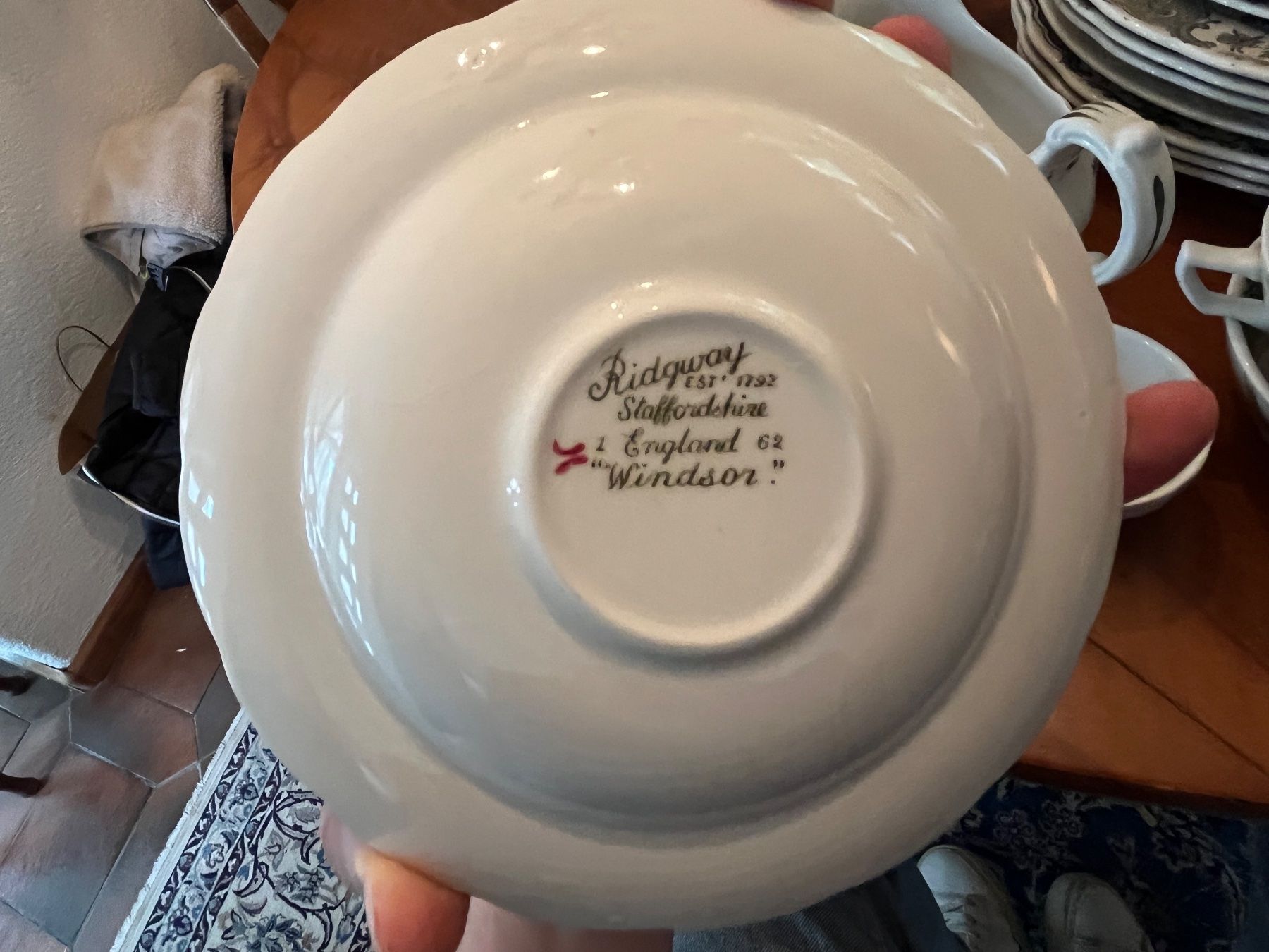 Ridgway Set di piatti: Vaisselle Windsor – Usato da Tavannes venduto da zur_m7mv 1