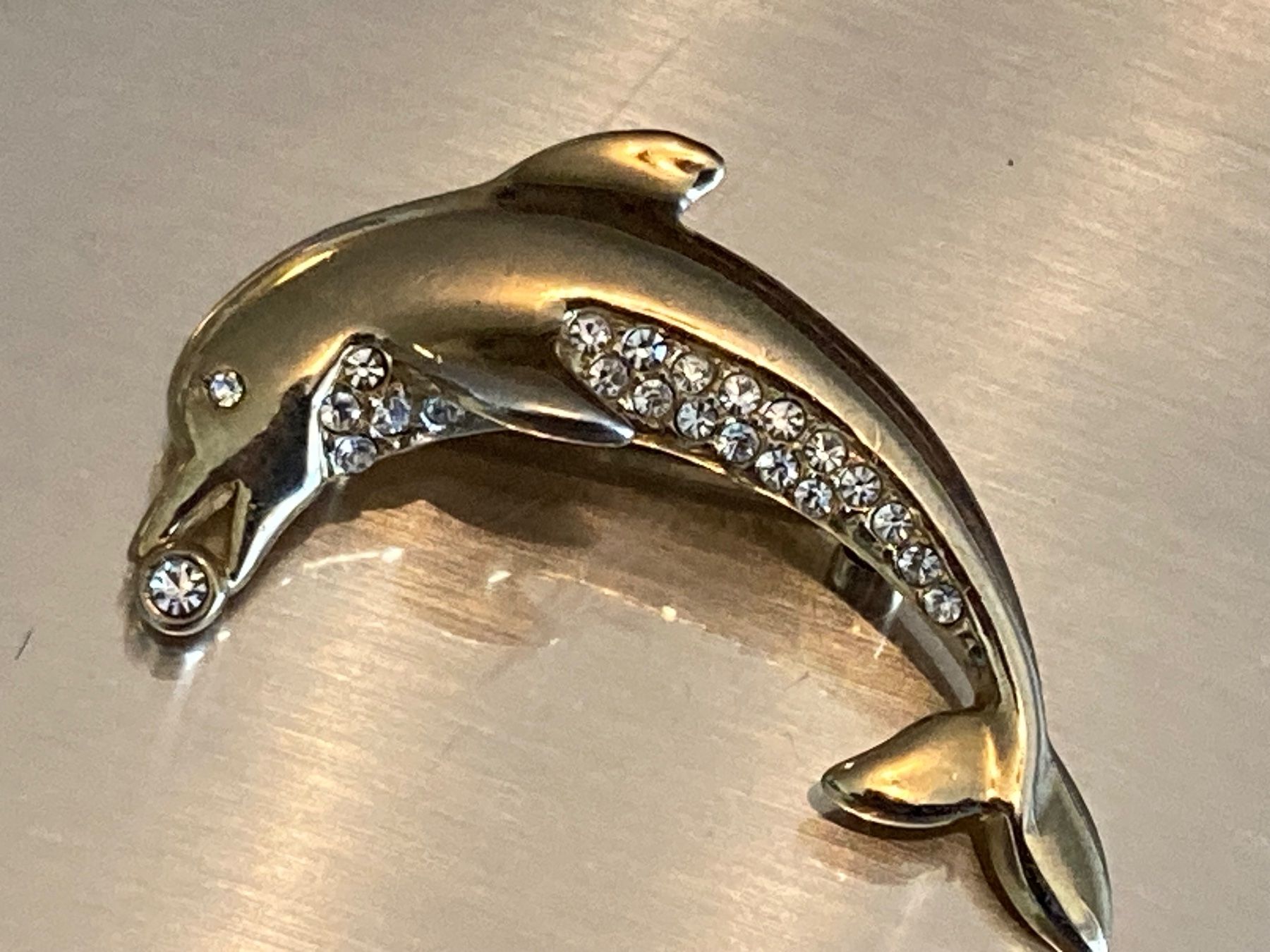 Spille & Fermagli: Broche vintage doré – Usato da Marly venduto da Antigona71