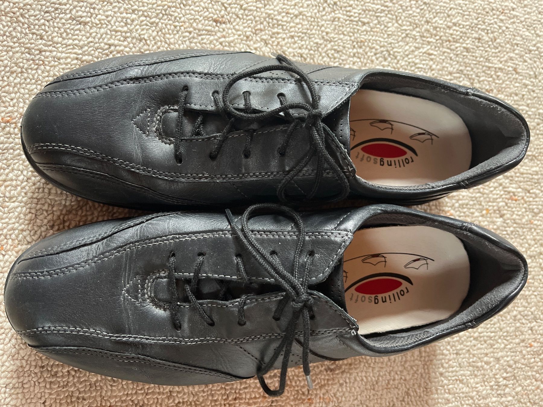 Ecco Damenschuhe: Schwarze Ecco Schuhe, Lederschuhe, Gr. 41 – Gebraucht aus Bassersdorf von Steyning88