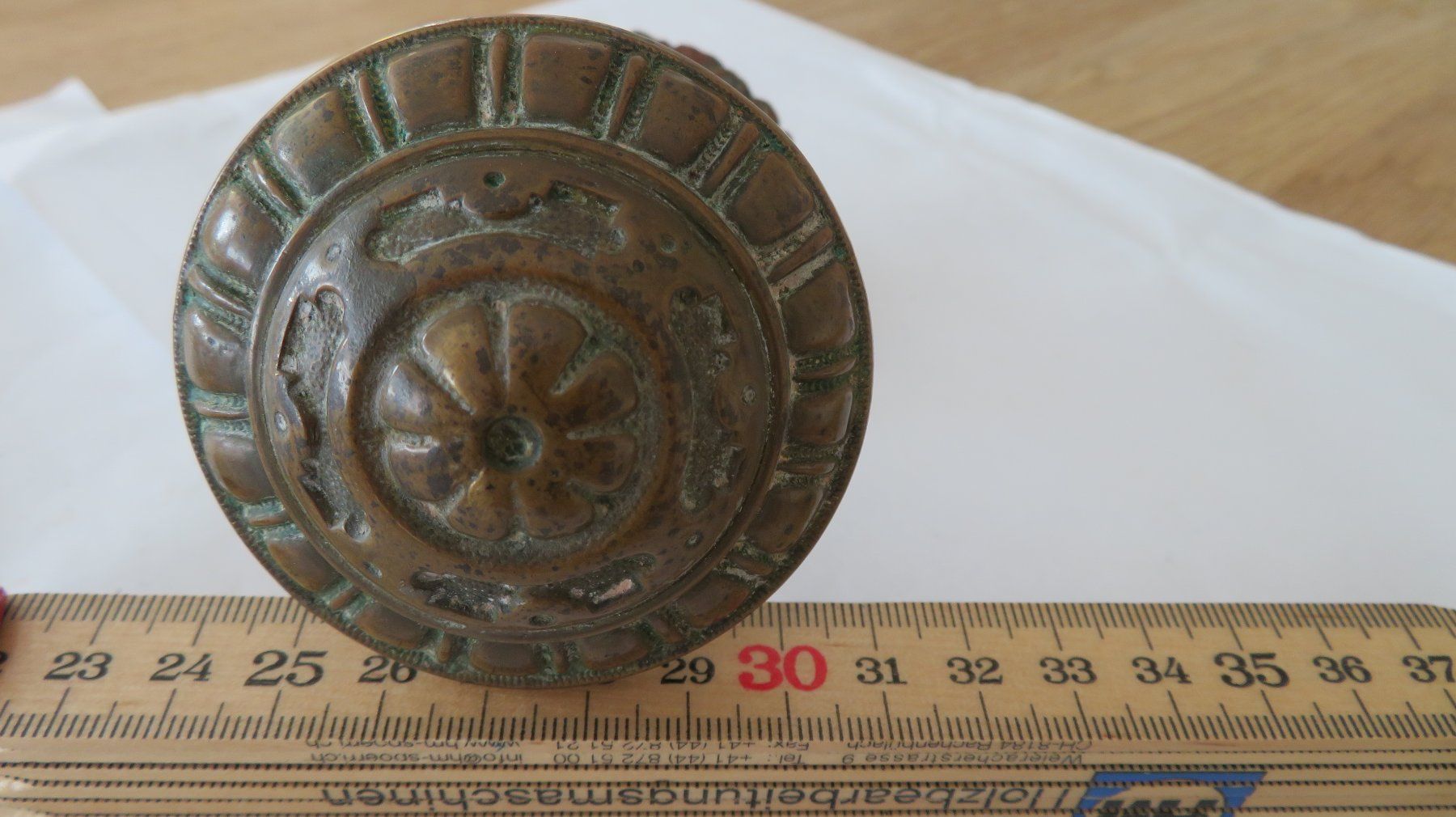 Eisenwaren: Türgriff antik aus Bronze – Gebraucht aus Wetzikon ZH von morda1954 4